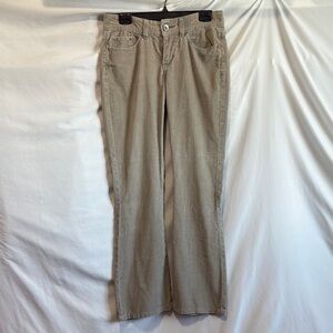 Lee Tan Boot Cut Flare Corduroy Pants Versatile Casual Wear